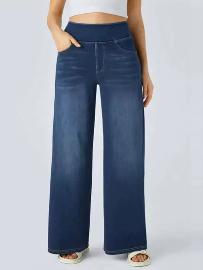 Pantalon slim flatteur pour femme en jean