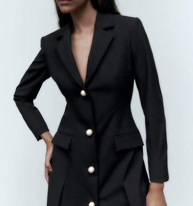 Ensemble jupe robe blazer noir