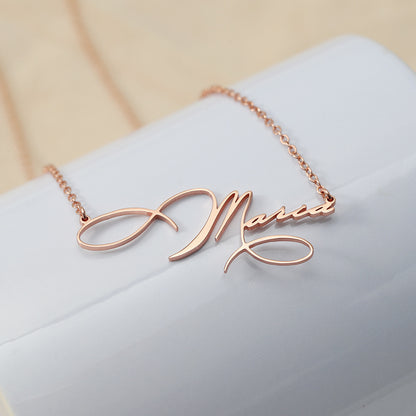 Noble atmosphere can be customized name design light luxury wind necklace