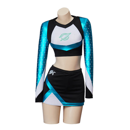 Women's Dance Skirt Hot Football Cheerleader Costumes Suit