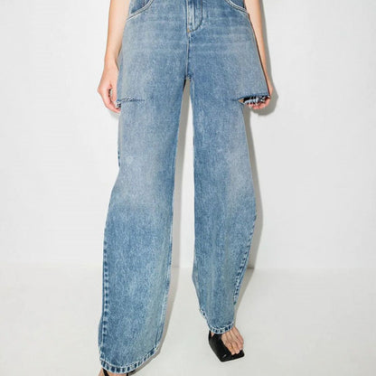 Frühling und Sommer New Cut Process Wash Jeans