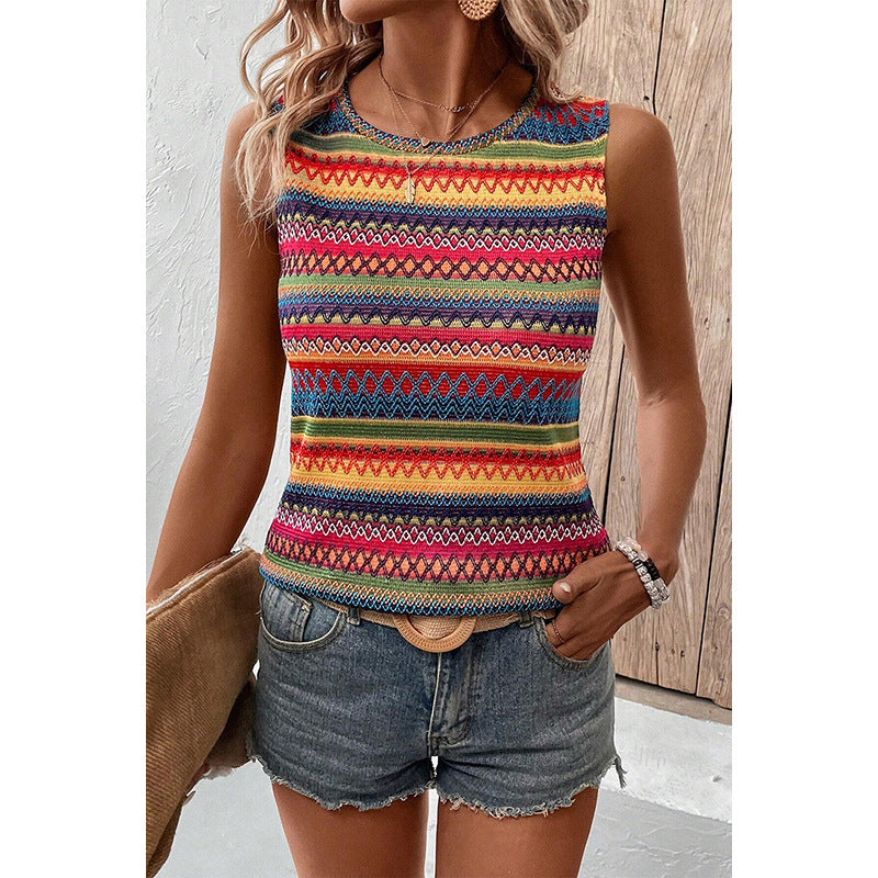 Damen Bohemian Strickweste