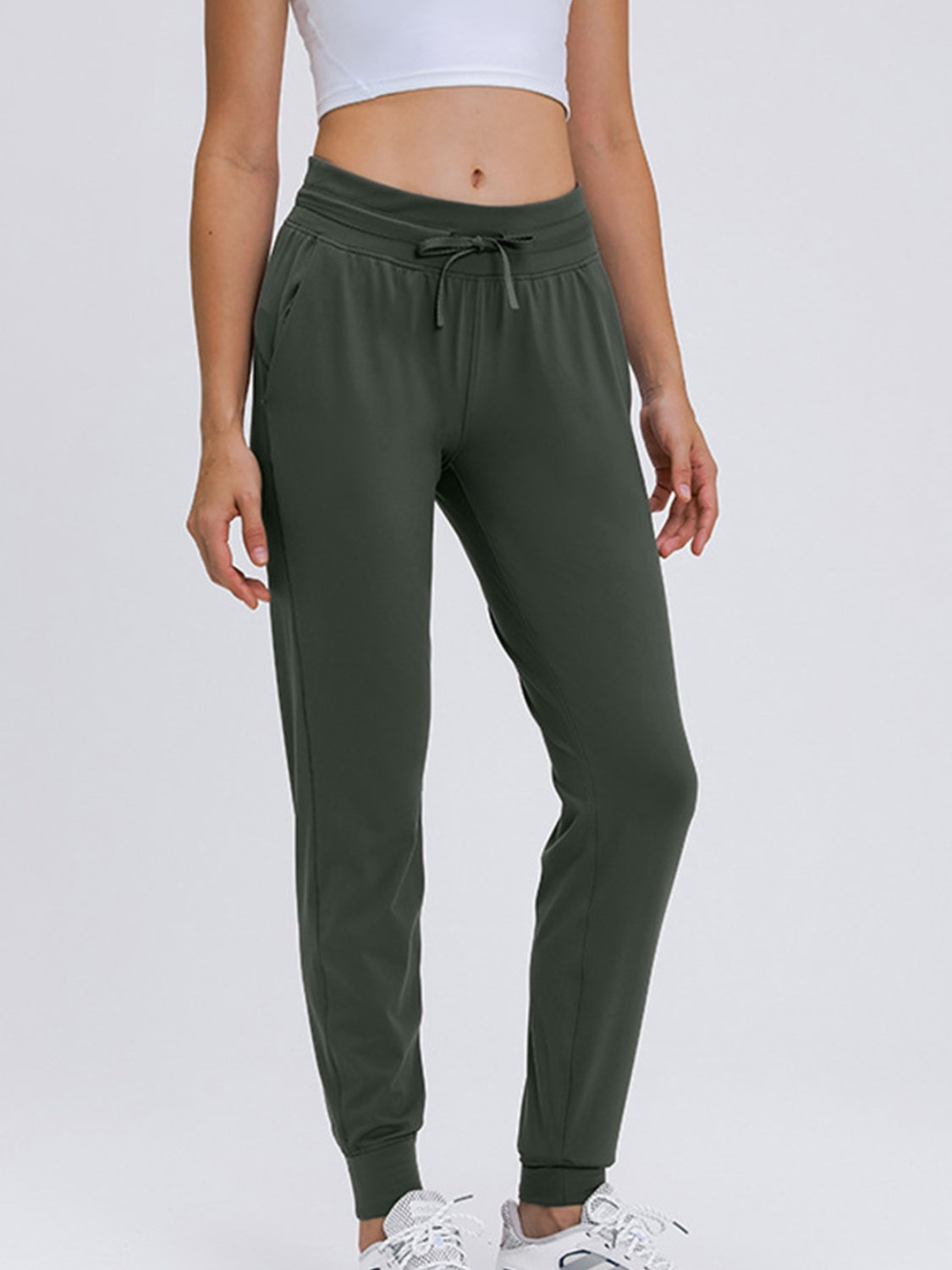 Pantalon de jogging noué Double Take avec poches