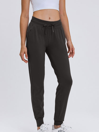 Pantalon de jogging noué Double Take avec poches