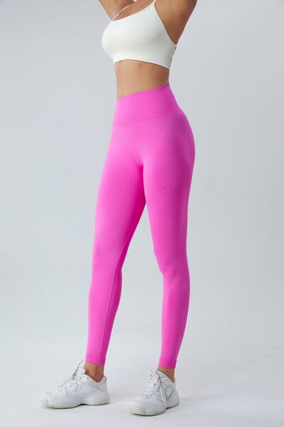 Geraffte Active-Leggings mit hoher Taille