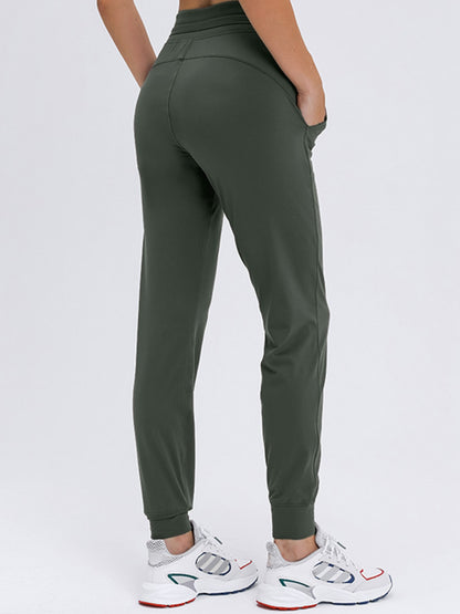 Pantalon de jogging noué Double Take avec poches